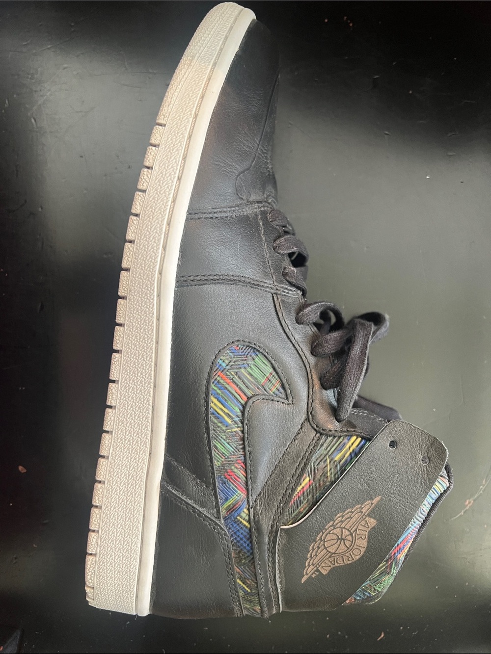 Nike Air Jordan, one AJ1 retro high nouveau bhm black. 836749-045